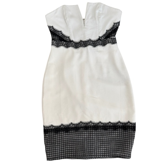 NBD Best In Sass Ivory Strapless Dress - Picture 2 of 7